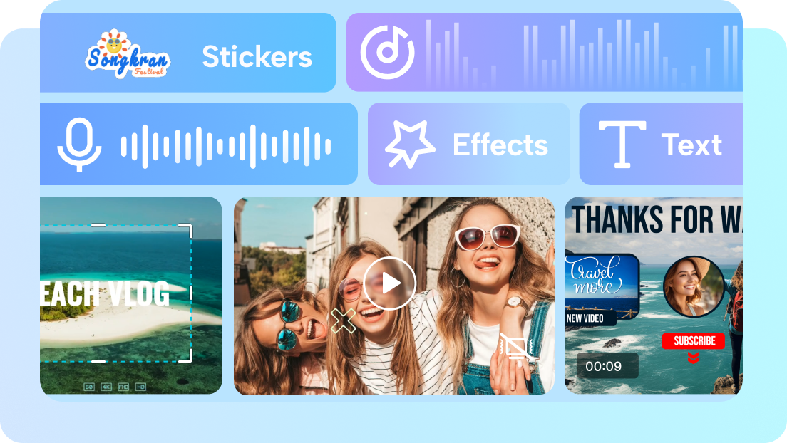 Editor todo en uno de video y audio en CapCut