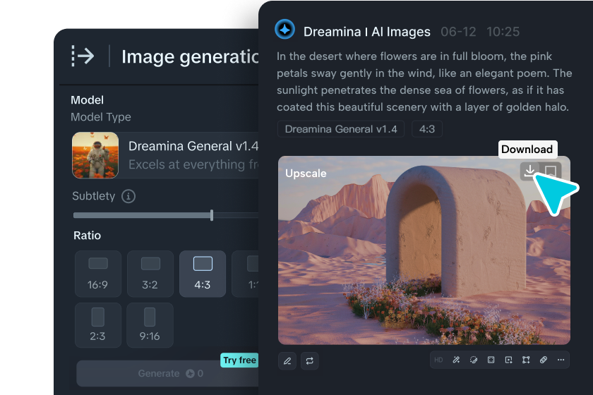 Mengedit karya seni dengan alat situs web gambar AI
