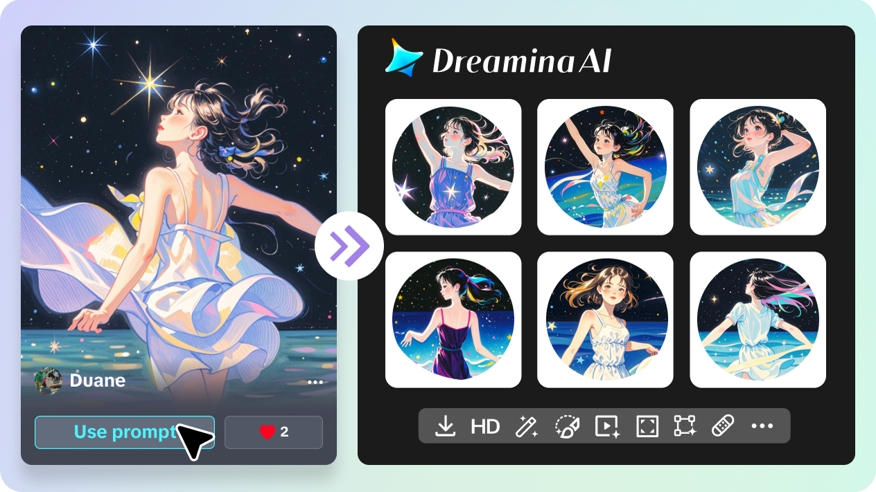 Customize stickers using an AI sticker designer