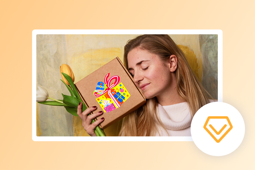 Sticker maker to make your own stickers for gifts