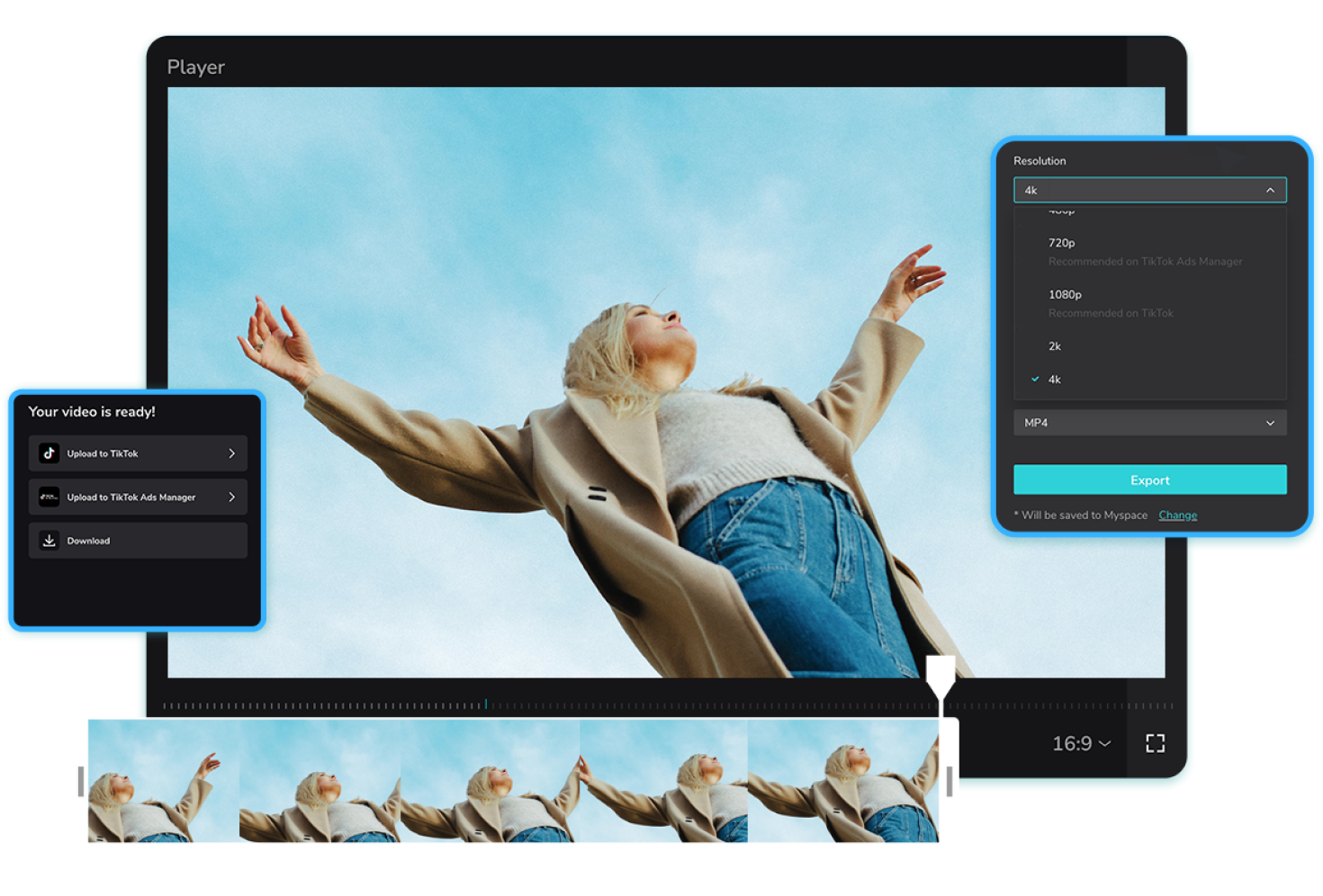 Convert Video to 4k/2160p